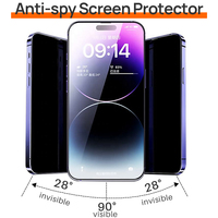 Protecteur d'écran de confidentialité pour iphone 14 pro Max 13 12 X XR
