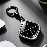 Étui de clé de voiture en TPU antichoc Kunasi pour Chevrolet Spark EV avec protection intégrale et taille personnalisable (noir)