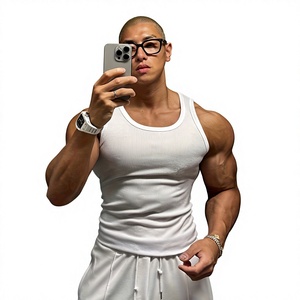 <b>Men</b> Tank Top Vintage Wash Sleeveless T Shirt Casual <b>Gym</b> Workout Sportswear Summer Streetwear <b>Vest</b> - Product Image 1