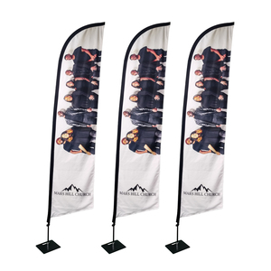 Display <strong>Stand</strong> <strong>Garden</strong> 90 Degree Fitting <strong>Flag</strong> Double Sided Printed Promotion Advertising <strong>Flag</strong> - Product Image 4