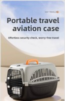 Sac de transport durable et résistant aux chocs pour animaux de compagnie (chats et chiens), approuvé par les compagnies aériennes pour un transport sécurisé