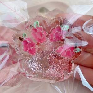 NEW Viral Grape Cat Paw <b>Squishy</b> Toy - Bestseller Cute Fidget Stress Relief Gift for Teens&Adults Therapy Party Favors - Product Image 3