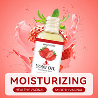 Huile nourrissante pour le corps naturelle à l'huile de ricin, de jojoba et de noix de coco, parfum fraise, douce, apaisante, adoucissante, pour peaux sensibles, 30 ml