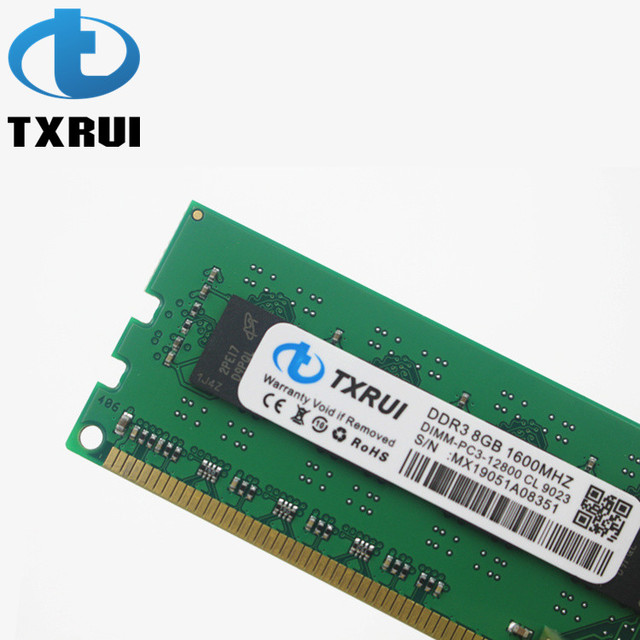 Txrui Memory Ddr3 Desktop 1600mhz Ddr 8gb Pc3 12800 Ram