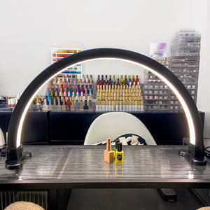 Lampe à ongles en forme d'arc de demi-lune avec logo personnalisé OEM - Product Image 1