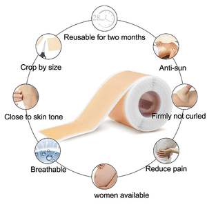 Gran oferta, hoja de cicatriz de silicona, Parche de Gel de hiperplasia <span class=keywords><strong>para</strong></span> reparación de <span class=keywords><strong>cicatrices</strong></span>, invisibilizantes estrías, tiritas <span class=keywords><strong>para</strong></span> heridas <span class=keywords><strong>para</strong></span> el embarazo - Product Image 3