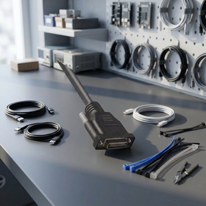 Câble PRO-DATA surmoulé en cuivre à 5 conducteurs avec isolation en PVC et gaine en caoutchouc pour applications de vision industrielle - Product Image 1