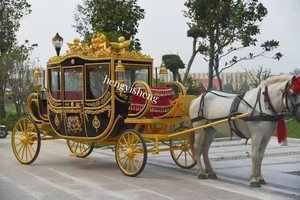 Cubiertas para Carruajes de Caballos Reales para Bodas Románticas y Clásicas, Carruajes Puxados por Caballos, Carrozas de Caballos de Gran Potencia, ¡Venta Caliente! - Product Image 5