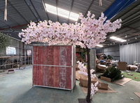 Pohon Bunga Sakura Buatan Bagang - 20 Cabang yang Dapat Ditukar - Bunga Buatan Putih & Merah Muda untuk Dalam Ruangan Lihat ulasan produk