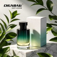 Flacon de parfum en verre cylindrique à dégradé personnalisé 50 ml 100 ml, flacons de parfum et emballages de luxe