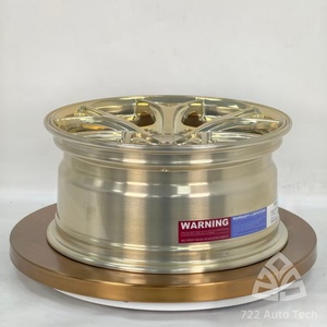 Cerchi Forgiati 722Auto da 20-22 Pollici, Monoblocco Multirazza 5x112 5x120 5x130 Spazzolati per <span class=keywords><strong>Porsche</strong></span> <span class=keywords><strong>Macan</strong></span> BMW X3 Mercedes GLC Coupé - Product Image 3