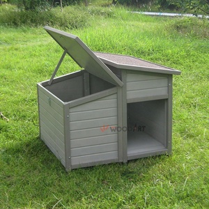 <span class=keywords><strong>Elegant</strong></span> Ontwerp Houten Hondenkennels En Kratten Waterdichte Hondenkooien En Huisdierenhuis Met Opbergdoos - Product Image 2