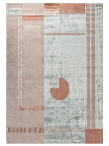Tapis d'appoint en laine et soie tibétaine noué à la main de haute qualité, design personnalisé, tapis de luxe fait main pour la maison, l'hôtel, la chambre à coucher, le salon - Product Image 1
