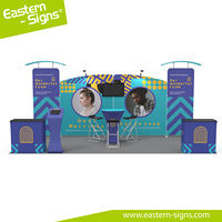 Stand d'exposition portable sur mesure, meilleur prix, 10x20, pour foire, événement, salon professionnel
