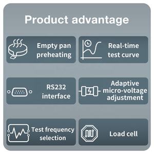 เครื่องวิเคราะห์ความชื้นฮาโลเจนแบบใหม่เครื่องวิเคราะห์ความชื้นในห้องปฏิบัติการดิจิทัลสามารถอ่านได้0.01g - Product Image 5