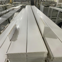 Panneaux muraux en PVC personnalisés en gros, panneaux muraux en PVC marbré pour salle de bain, cuisine, hôtel