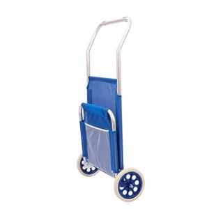 عرض ترويجي: خصم كبير على كرسي شاطئ قابل للطي خفيف الوزن من الألومنيوم مع 5 أوضاع قابلة للتعديل وعجلات - Product Image 4