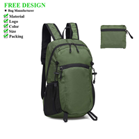 Tas Ransel Outdoor Baru, Tas Perjalanan Lipat Ringan untuk Olahraga, Tas Ransel Penyimpanan Tahan Air, Tas Hiking Ringan