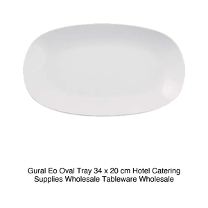 Plateau de service ovale Eo 34 × 20 cm Gural -6- Eo34Ky00 - Product Image 2