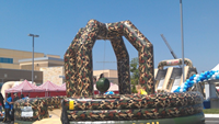 Expédition rapide : Boule de démolition gonflable en bâche PVC, jeu sportif commercial, jouet de démolition humaine pour fête foraine, château ludique, installation facile