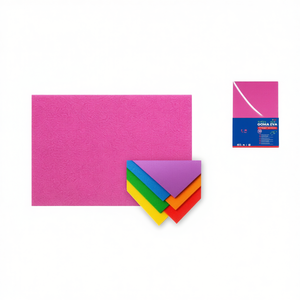 Foglio di Schiuma EVA ILAN Rosa Glitterato 40x60cm Materiale per Artigianato - Product Image 2