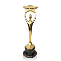 Trofeo Deportivo Personalizado de Metal Chapado en Oro de Alta Calidad, Personaje de Película en 3D, Tamaño Real, Medallas de Navidad para Competiciones de Gimnasia