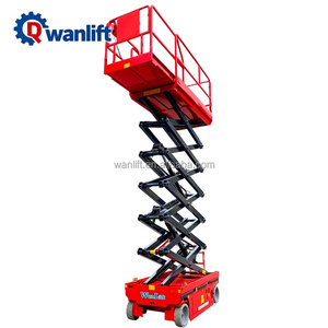 Wanlift CE Certified 6m-16m Electric Hydraulic Scissor Lift Alloy Steel Extendable Platform Self-Propelled Construction - Product Image 6