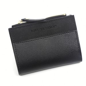 Stylish Women's Short Leather <b>Wallet</b> with Tassel, Color Block Zip Coin Purse and Multi-Card Holder - Product Image 3