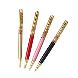 Nouveau stylo à bille fin et élégant avec logo imprimé, cadeau personnalisé, stylo promotionnel en métal - Product Image 5