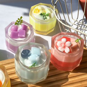 2025 simpatico Dessert a tema Kiwi Mango spremere budino tazza antistress giocattoli di rilassamento sensoriali a forma di <span class=keywords><strong>torta</strong></span> - Product Image 1