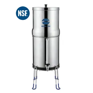 HONG HUI LT-2.25A certificato NSF sistema di filtrazione dell'acqua alimentato a gravità rimuovere fluoro, cloro, batteri