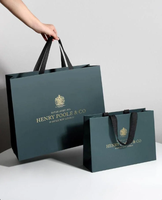 Sacs en papier de luxe noirs imprimés en gros, sacs en papier horizontaux pour cosmétiques, vêtements, emballages capillaires, sacs de shopping rose vif