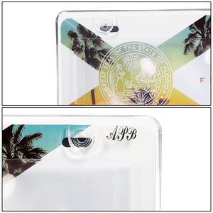 Protector de Matrícula Tintado Estándar Estadounidense, Marco Decorativo Negro Mate para Personalización de Vehículos - Product Image 3