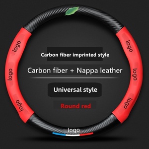 Éxito de Ventas en China para Modelos <span class=keywords><strong>Toyota</strong></span>, Estilo Fibra de Carbono + Piel Napa, Universal para Cuatro Estaciones en Negro - Product Image 3