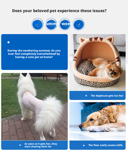Sommer-Kühlmatte für Haustiere, Eisseide-Kühlunterlage für Hunde & Katzen, Multifunktionales Kühlkissen für Hunde - Product Image 2