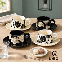 Mug à café en céramique classique transformé au four, cadeau idéal pour la maison, le bureau ou les fêtes, compatible micro-ondes et lave-vaisselle, réutilisable