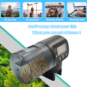 Super Mute 200Ml Capaciteit Lcd Smart <span class=keywords><strong>Fish</strong></span> Feeder Top Voeding Zwarte Automatische Vis Feeder Voor <span class=keywords><strong>Aquarium</strong></span> Tank - Product Image 6