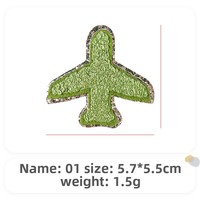 Petit avion serviette brodée tissu Patch Badge oignon doré rose Glibb Patch sac chapeau thermocollant PVC tissu vêtements à coudre
