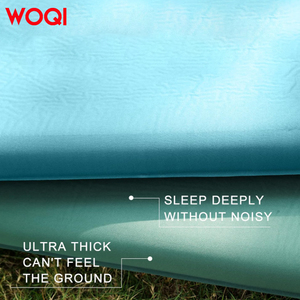 WOQI Matelas à fromage gonflable 3D portable pour 2 personnes Matelas de sol gonflable à remplissage d'air rapide pour la visite d'escalade pour les campeurs - Product Image 6
