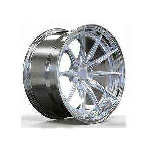 Jantes forgées sur mesure en 2 parties, alliage d'aluminium, 17 18 19 20 21 22 pouces, 5x112, décalées, concaves profondes, G80 M3 G82 M4 Mercedes <span class=keywords><strong>AMG</strong></span> C63 - Product Image 5