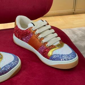 Zapatos Deportivos de Malla con Cordones de la Marca GG, Diseño Personalizado de Lujo, Transpirables, con Lentejuelas, Plataforma Gruesa, Antideslizantes - Product Image 5