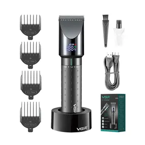 VGR V--698 Hair Cut Machine Barber Clippers Electric Trimmer Professional Hair Clipper for Men Cordless