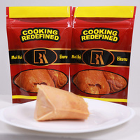 Sachet de cuisson Moi Moi personnalisé haute température 121°C de qualité alimentaire, compatible micro-ondes, en aluminium et plastique, sûr pour la cuisson des aliments