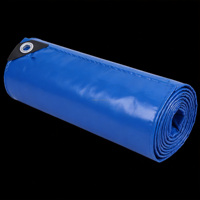 Bâche de camping robuste 600 g/m² imperméable, anti-bactérienne et coupe-vent, grande taille, en PVC enduit, idéale pour l'extérieur – Meilleure vente