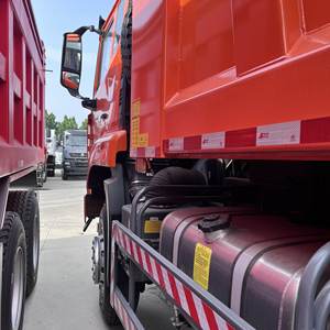 รถดัมพ์ SINOTRUK HOWO NX 6x4 371 แรงม้า สีส้ม รถบรรทุกงานหนักทนทาน - Product Image 6