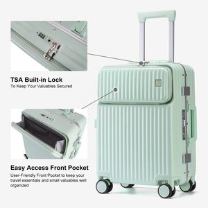 Emay Fabriek Custom Hardshell Aluminium Trolley 20 "Pc De Bagage Koffer Handbagage-Ons - Product Image 4