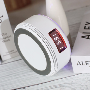 Mini horloge de bureau LED multifonctionnelle rechargeable avec veilleuse 7 couleurs, haut-parleur, 3 alarmes musicales, fonction snooze, affichage température et date, pour maison et voiture - Product Image 6