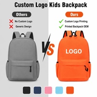 Mochila Escolar Oxford con Logotipo Personalizado OEM, Ligera y Transpirable, para Niños, Venta al por Mayor para Instituciones Educativas