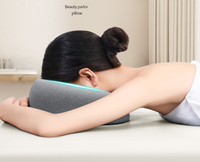 Oreiller Breathe Easy Face Down-Idéal pour le repos couché comme appui-tête de massage à domicile ou soutien post-chirurgie oculaire profilée