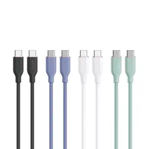 PD USB-C À USB-C PVC TPE matériel 60w 100w usine vente directe bonne qualité bon prix